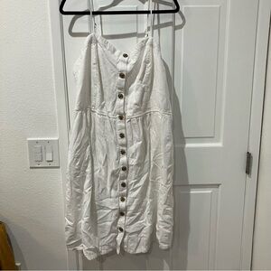 Universal Thread White Midi Dress, 2x